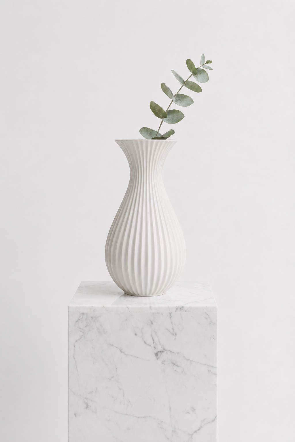 3D-Gedruckte Design-Vase „Aurelia“ – Elegante Amphoren-Form