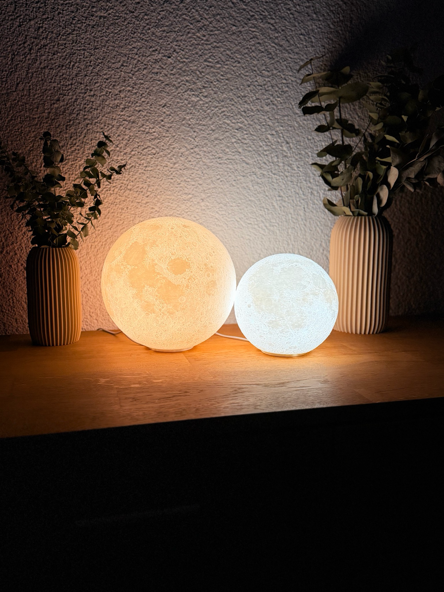 LunarGlow – 3D-Druck Mondlampe für gemütliches Licht