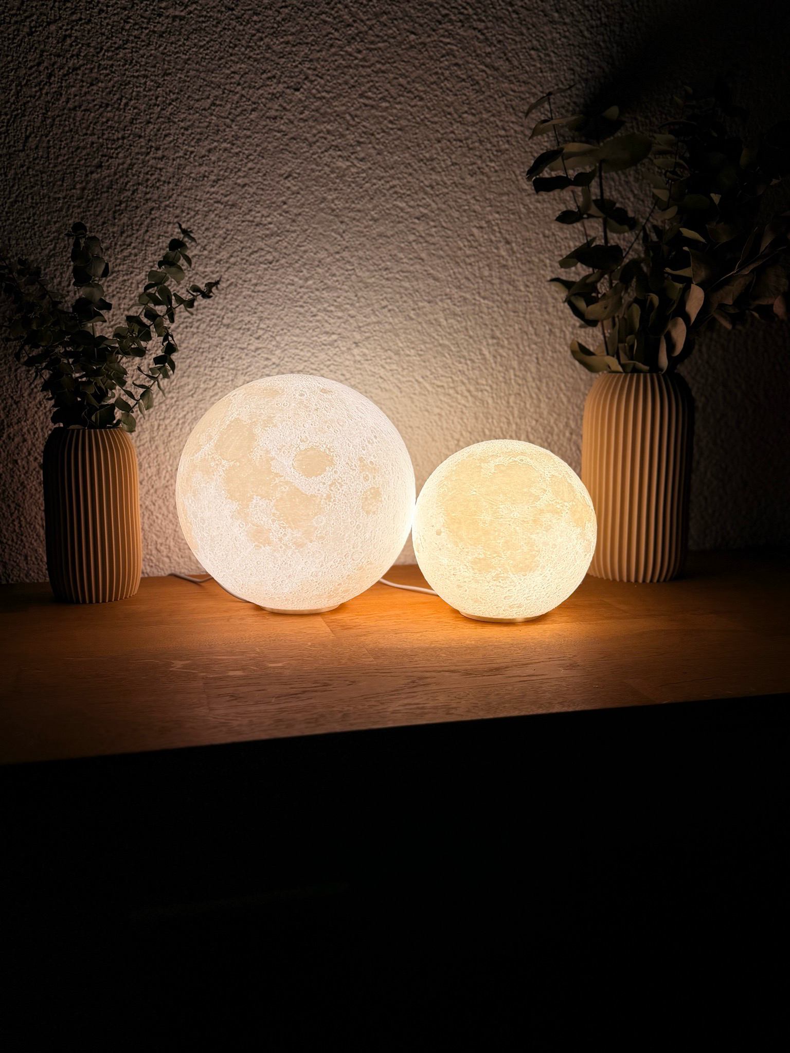 LunarGlow – 3D-Druck Mondlampe für gemütliches Licht