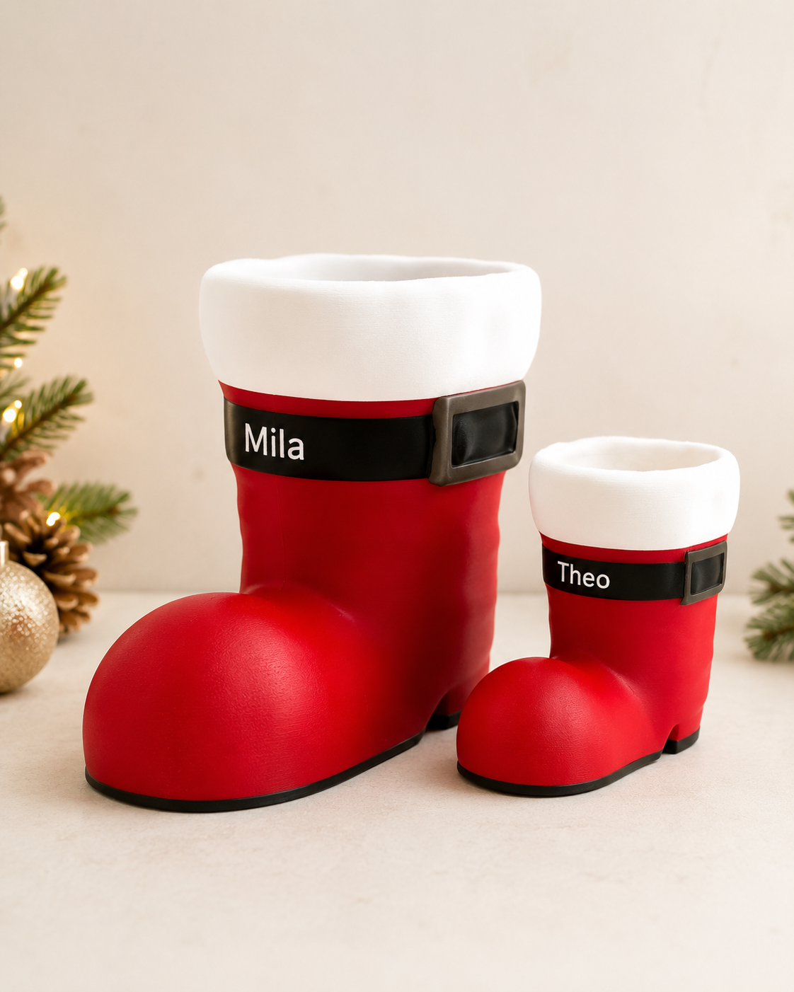Nikolausstiefel personalisiert, Weihnachtsgeschenk, Nikolausgeschenk
