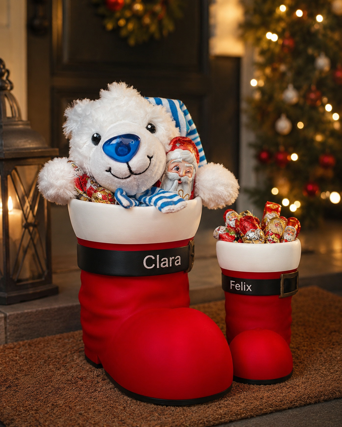 Nikolausstiefel personalisiert, Weihnachtsgeschenk, Nikolausgeschenk