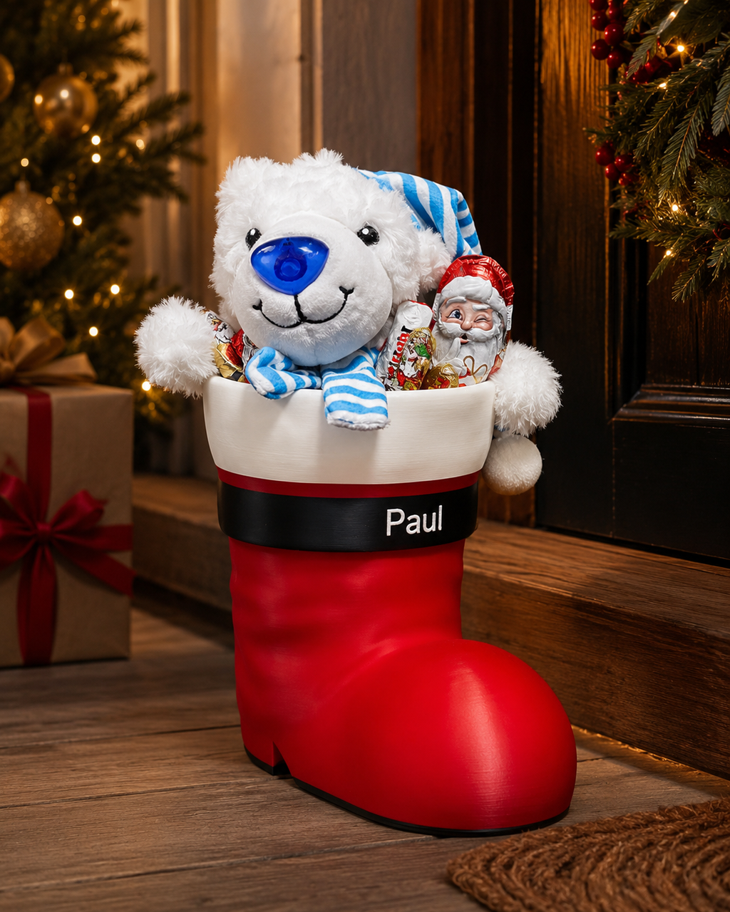 Nikolausstiefel personalisiert, Weihnachtsgeschenk, Nikolausgeschenk