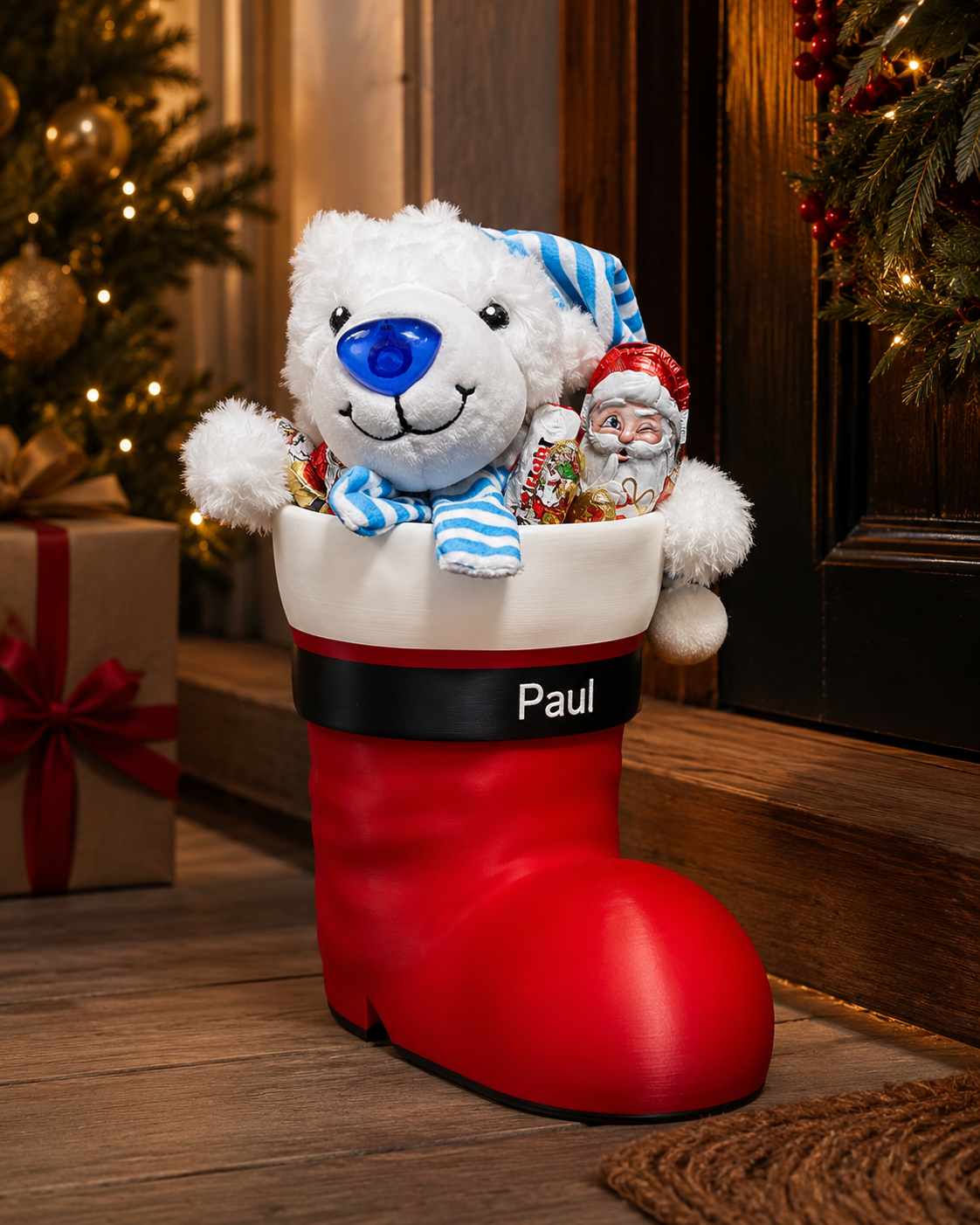 Nikolausstiefel personalisiert, Weihnachtsgeschenk, Nikolausgeschenk