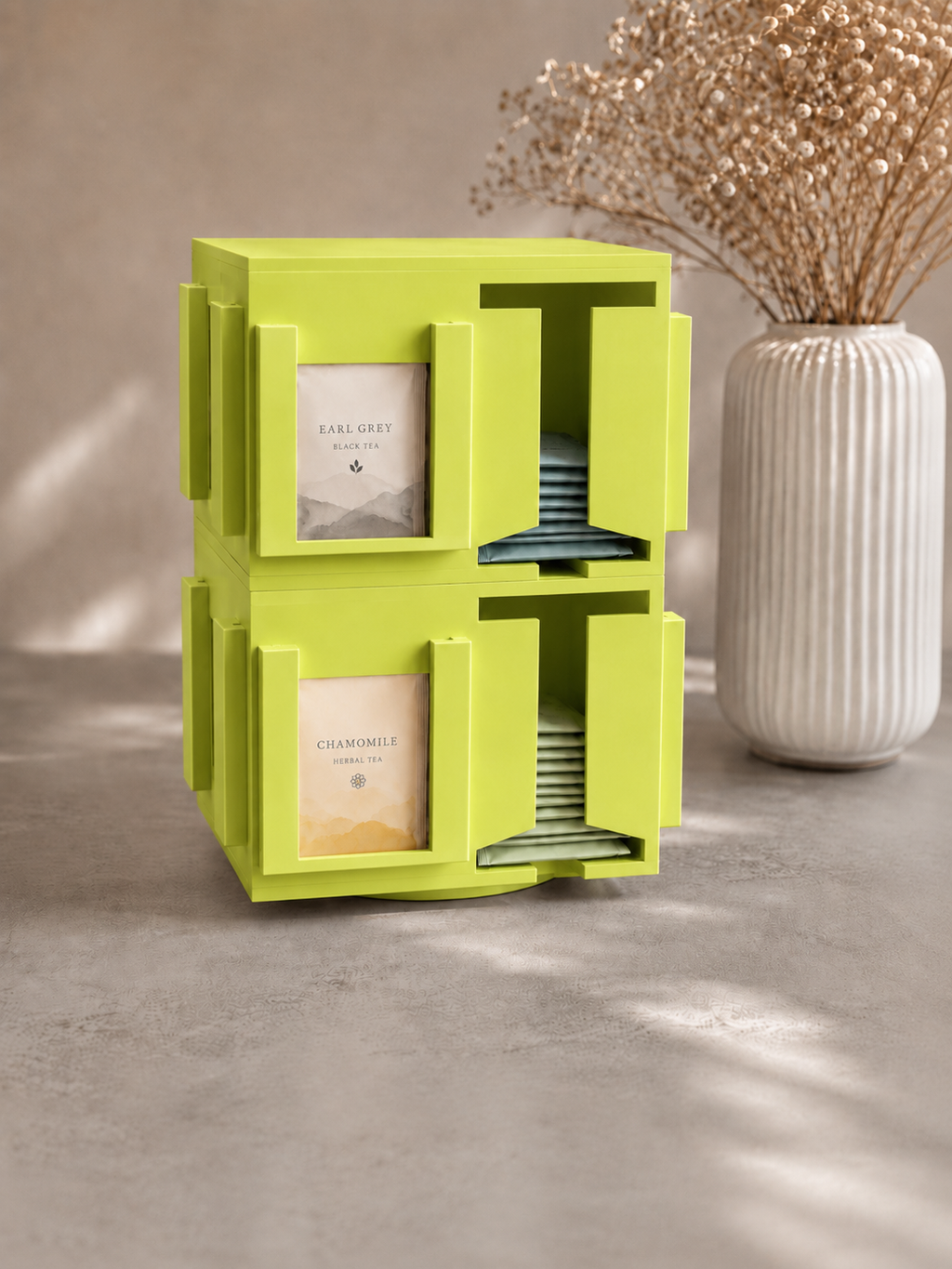 Tee-Tower, Teespender, Teeorganizer