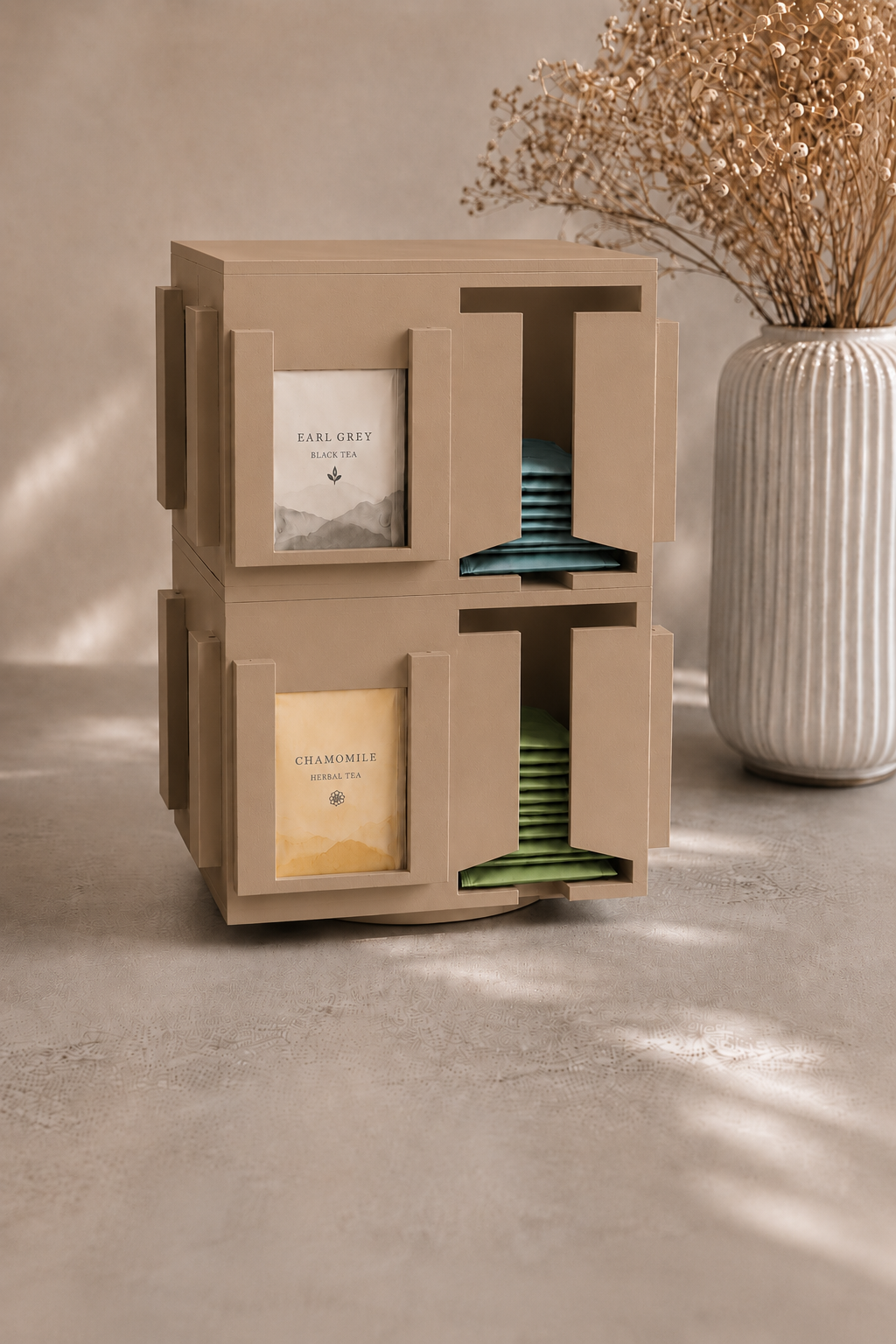 Tee-Tower, Teespender, Teeorganizer