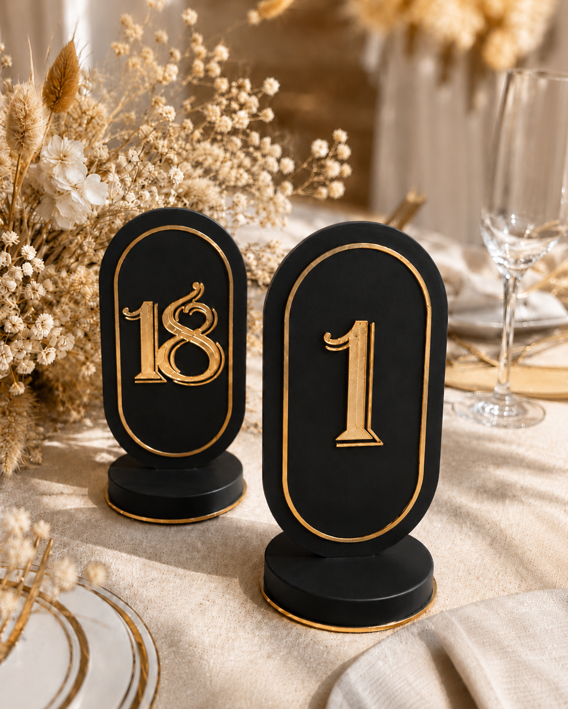 Tischschilder, Hochzeitsschilder, Tischdekoration, Platzkarten