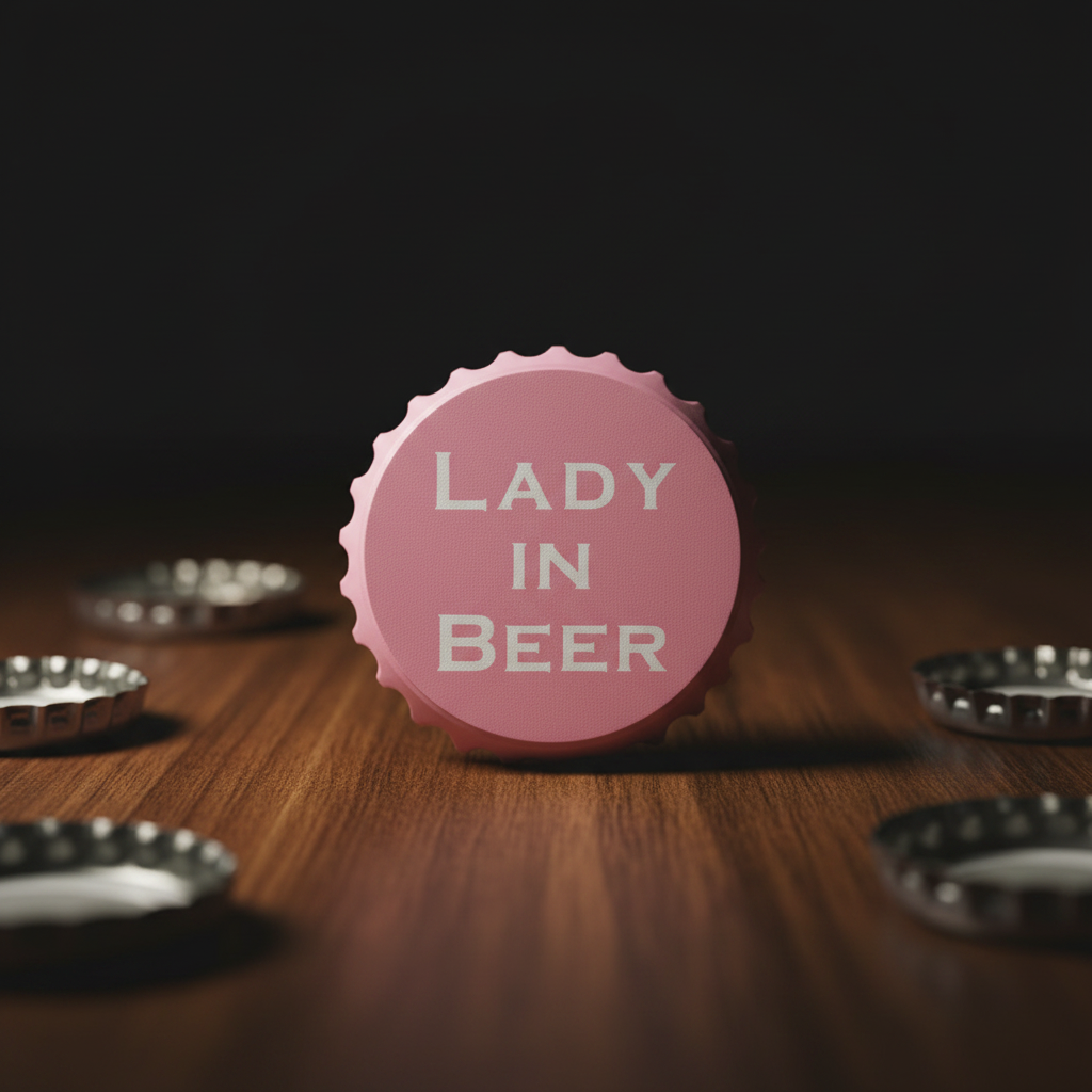 Magnet-Flaschenöffner – Lady in Beer